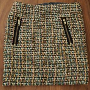 JCrew tweed skirt